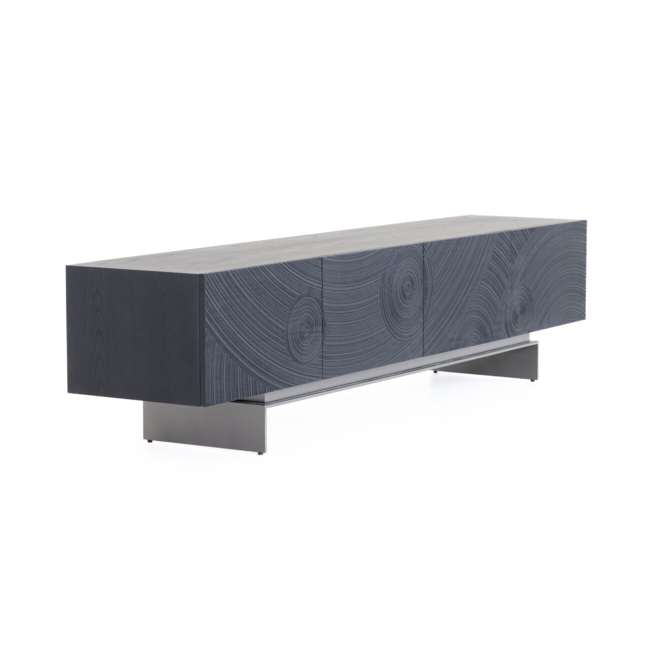 Lamod Cirque - Modern Black Ash TV Stand - Image 2