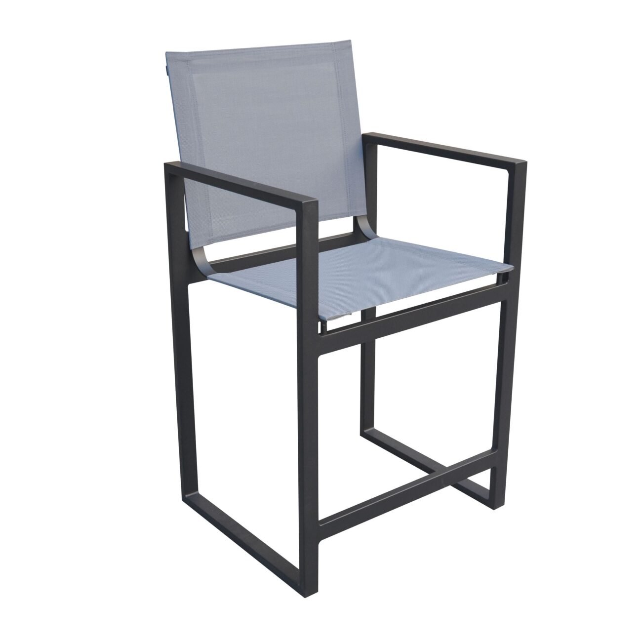 Renava Kayak - Modern Dark Charcoal Outdoor Counter Stool