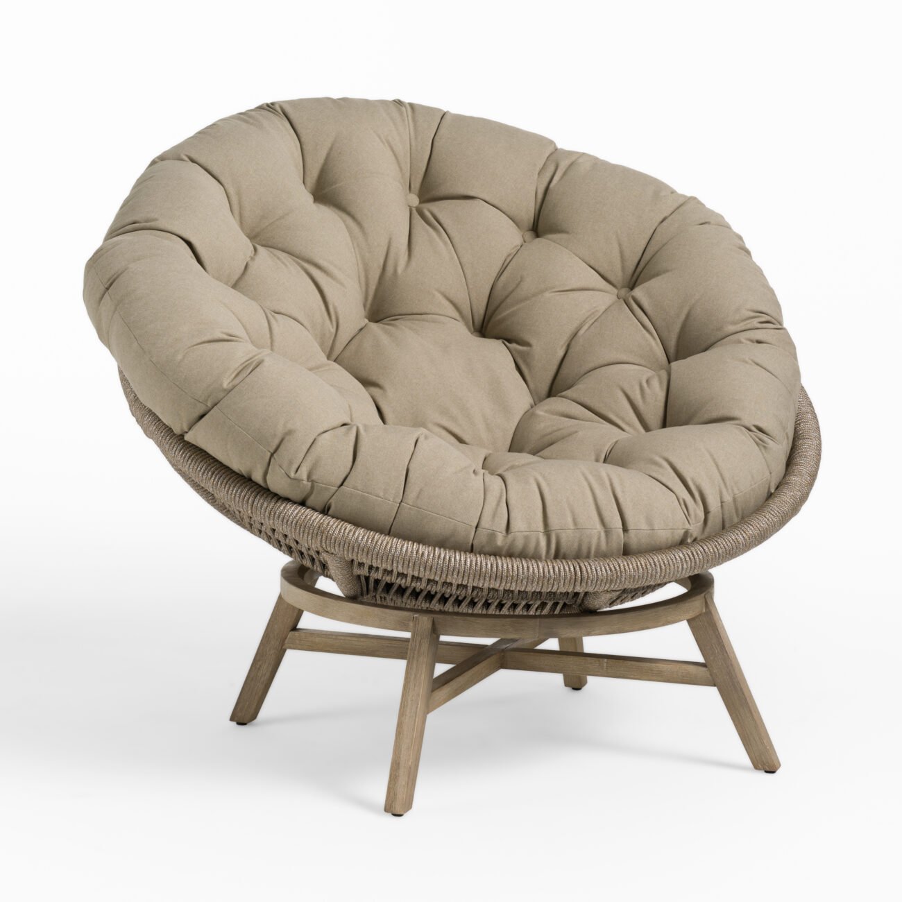 Renava Moon - Outdoor Beige Lounge Chair - Image 2