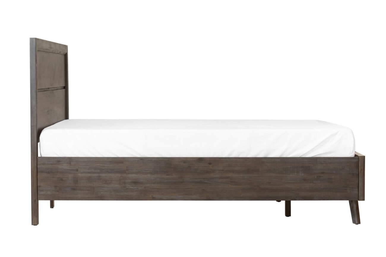 Modrest Roger - Eastern King Mid-century Acacia Bed - Image 2