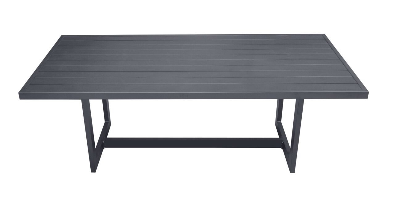 Renava Wake + Kayak - Modern Outdoor Grey Dining Table Set - Image 4