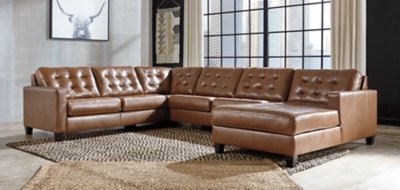 Baskove 4-Piece Sectional with Chaise - Image 3