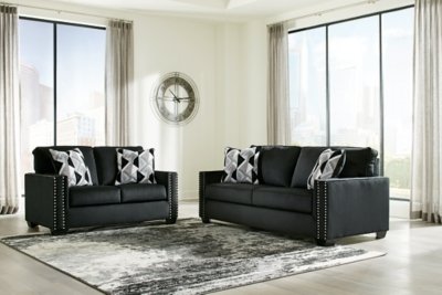 Gleston Sofa, Loveseat, Chair, and Ottoman - Image 6