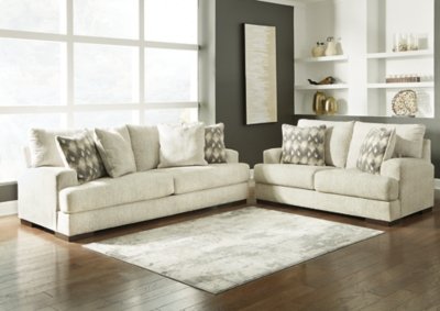 Caretti Sofa, Loveseat, Oversized Chair and Ottoman - Image 17