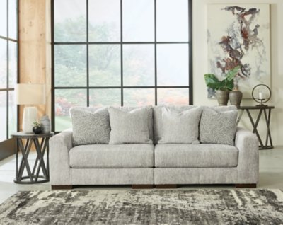 Regent Park 2-Piece Sectional Loveseat - Image 3