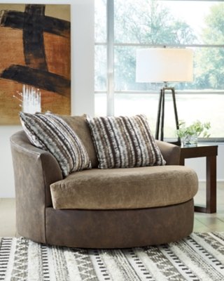 Alesbury Oversized Swivel Accent Chair - Image 3