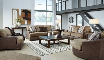 Alesbury Sofa and Oversized Swivel Accent Chair - Image 12