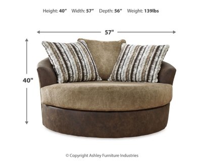 Alesbury Sofa and Oversized Swivel Accent Chair - Image 11