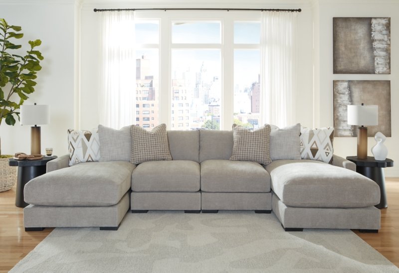 Aslan Court 4-Piece Sofa Pit Sectional - Image 3