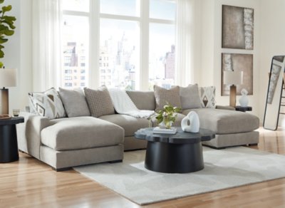 Aslan Court 4-Piece Sofa Pit Sectional - Image 4