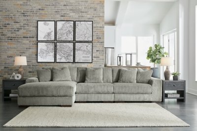 Lindyn 3-Piece Sectional and Oversized Swivel Accent Chair - Image 7