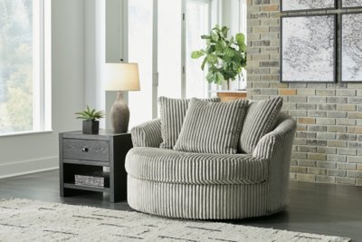 Lindyn 3-Piece Sectional and Oversized Swivel Accent Chair - Image 8