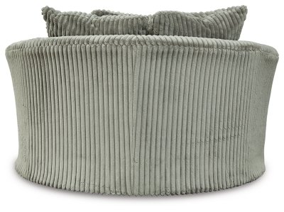 Lindyn Super Chaise with Oversized Swivel Chair - Image 5