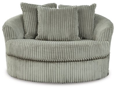 Lindyn 3-Piece Sectional and Oversized Swivel Accent Chair - Image 3