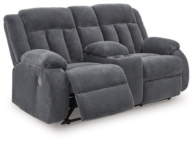 Free Wake Power Reclining Loveseat with Console - Image 4