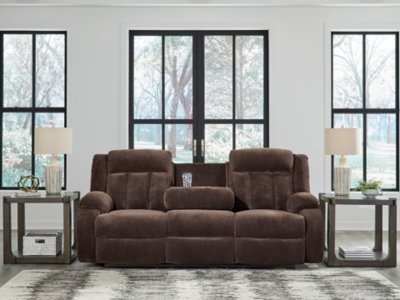 Free Wake Power Reclining Sofa with Drop Down Table - Image 7