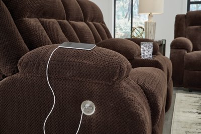 Free Wake Power Reclining Loveseat with Console - Image 7