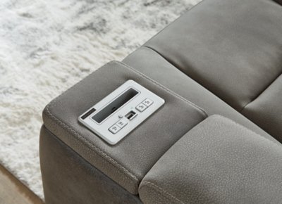 Next-Gen DuraPella Power Reclining Loveseat with Console - Image 12