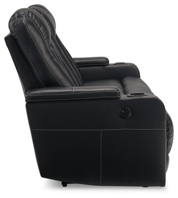 Center Point Reclining Sofa with Drop Down Table - Image 6
