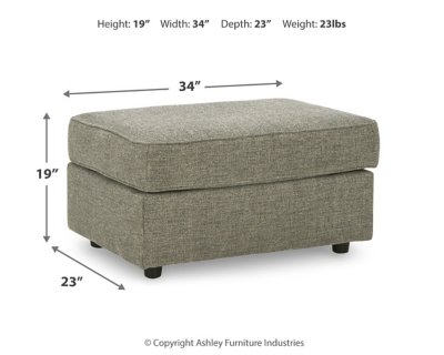 Cascilla Sofa Chaise and Ottoman - Image 13