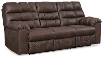 Derwin Reclining Sofa with Drop Down Table - Image 4