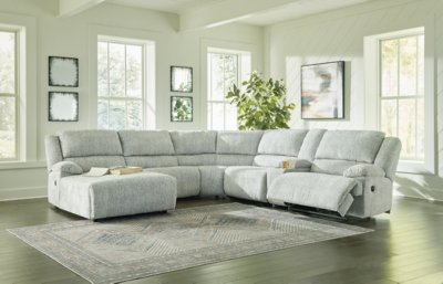 McClelland 6-Piece Reclining Sectional with Chaise - Image 3