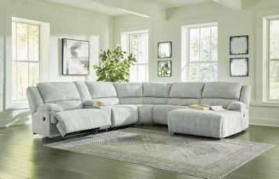 McClelland 6-Piece Reclining Sectional with Chaise - Image 3