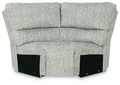 McClelland 4-Piece Reclining Sectional and Oversized Recliner - Image 6