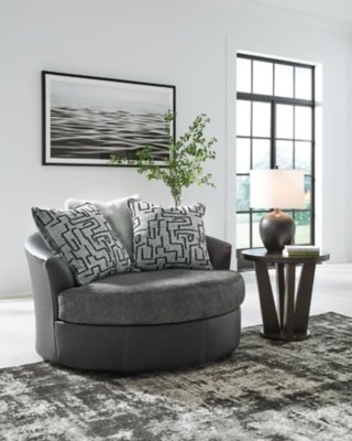Brixley Pier Oversized Swivel Accent Chair - Image 3