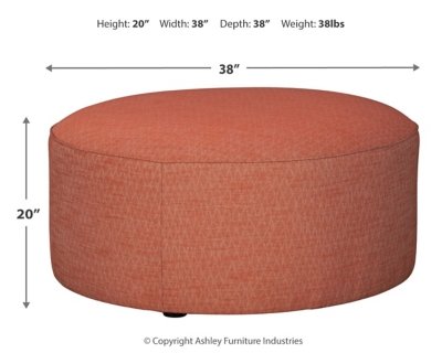 Almanza Oversized Accent Ottoman - Image 4