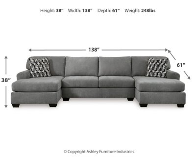 Birkdale Court 3-Piece Sectional - Image 6