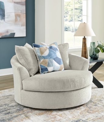 Maxon Place Oversized Swivel Accent Chair - Image 3