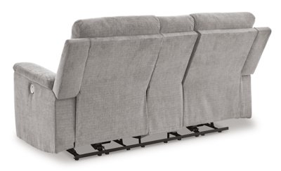 Barnsana Power Reclining Loveseat with Console - Image 8