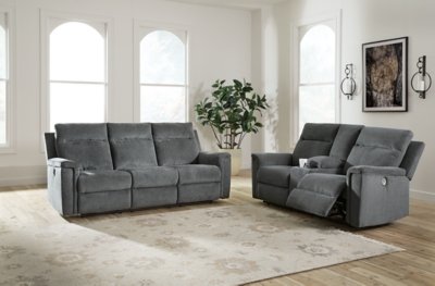 Barnsana Power Reclining Sofa, Loveseat and Recliner - Image 21
