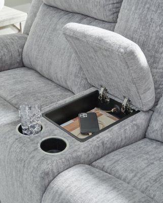 Buntington Reclining Loveseat with Console - Image 6