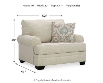 Rilynn Oversized Chair and Ottoman - Image 12