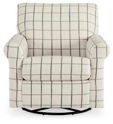 Davinca Swivel Glider Accent Chair - Image 4