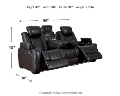 Party Time Power Reclining Sofa - Image 7