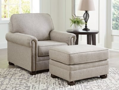 Gaelon Sofa, Loveseat, Chair and Ottoman - Image 24