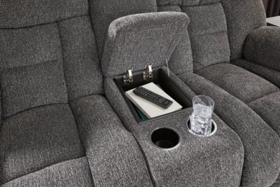 Foreside Reclining Loveseat with Console - Image 8
