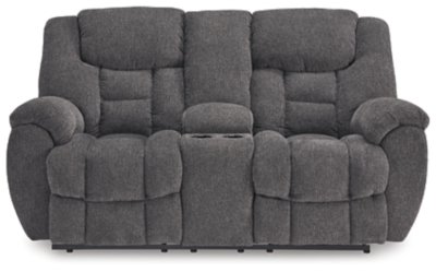 Foreside Reclining Loveseat with Console - Image 5