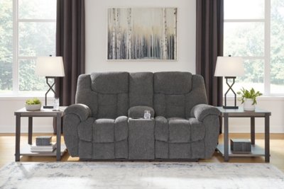 Foreside Reclining Loveseat with Console - Image 3