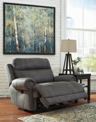 Austere Reclining Loveseat and Recliner - Image 6