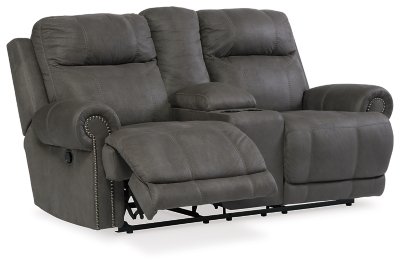 Austere Reclining Loveseat and Recliner - Image 3