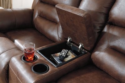 Stoneland Power Reclining Loveseat with Console - Image 7