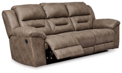 Stoneland Reclining Sofa and Loveseat - Image 3
