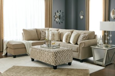 Dovemont 2-Piece Sectional with Ottoman - Image 4