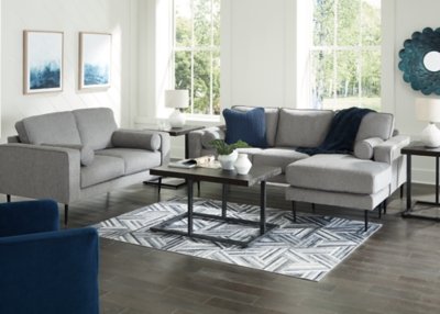 Hazela Sofa Chaise and Loveseat - Image 3