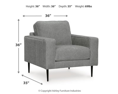 Hazela Chair and Ottoman - Image 13