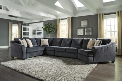 Eltmann 4-Piece Sectional with Cuddler - Image 3